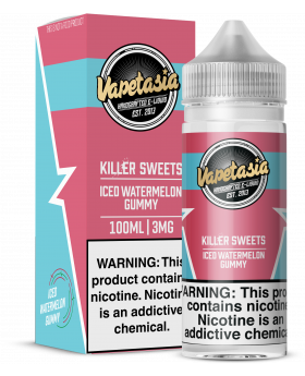 VAPETASIA 100ML ICED WM GMY 3MG