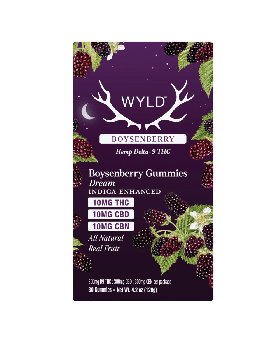 WYLD HEMP GUMMY 300MG BOYSEN 1CT