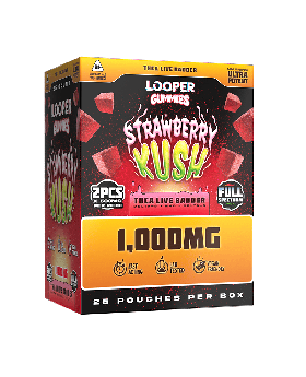 LOOPER GUMMY 2PK STRAW KUSH 25CT