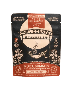 CHILL COUNTRY GUMMY 25MG APPLE