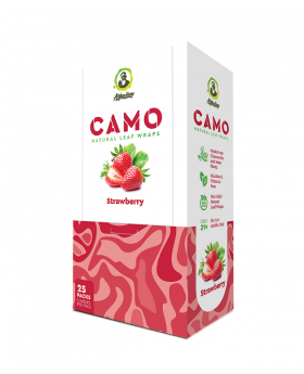 CAMO TEA WRAPS STRAWBERRY 25/5PK