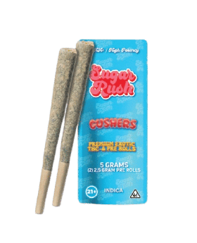 SUGAR RUSH ROLLS GUSHERS 10CT