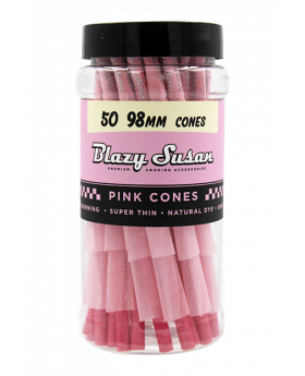 BLAZY SUSAN PINK 98MM 50CT JAR