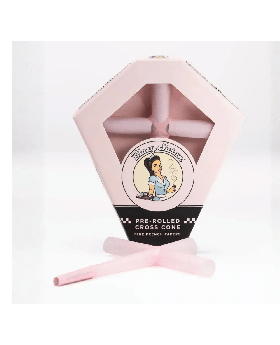 BLAZY SUSAN PINK CROSS CONE 8CT