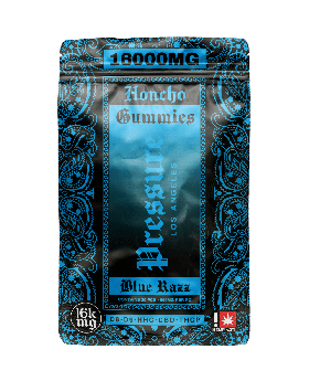 PRESSURE D9 GUMMY 16K BLUE RAZZ