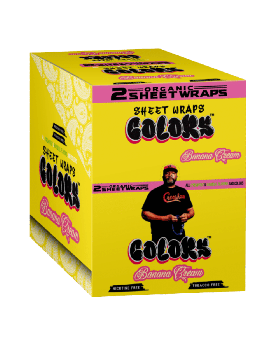 COLORS WRAPS BANANA CREAM 25/2PK