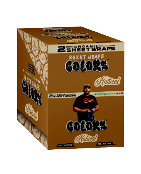 COLORS WRAPS NATURAL 25/2PK