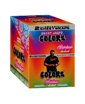 COLORS WRAPS RAINBOW SHERB 25/2P
