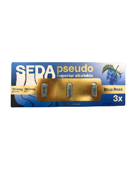 SEDA PSEU 120MG 3PK BLU RAZZ 10C