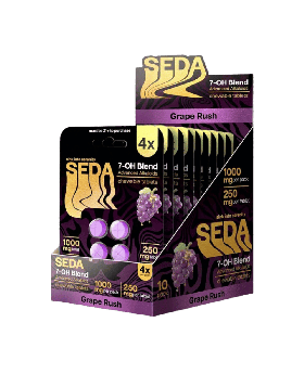 SEDA 7OH 250MG 4PK GRAPE 10CT