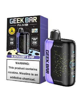 GEEK BAR PULSE X BLK B BURST 5CT