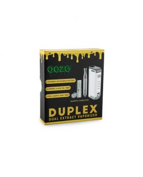 OOZE DUPLEX VAPORIZER WHITE 1CT