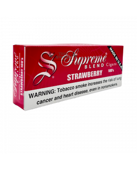 SUPREME F.CIGAR STRAWBERRY 100