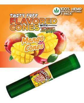 TASTY PUFF CONES MANGO 30CT