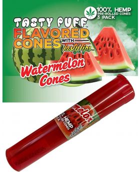 TASTY PUFF CONES WATERMELON 30CT
