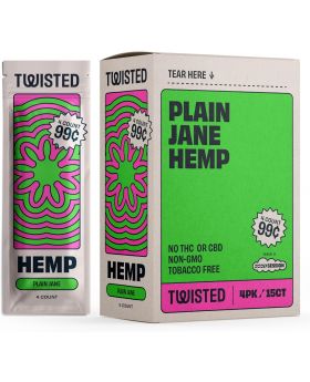 TWISTED HEMP 4/99 PLAIN 15/4PK