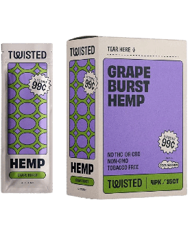 TWISTED HEMP 4/99 GRAPE 15/4PK