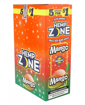 HEMP ZONE WRAPS MANGO 15/5PK