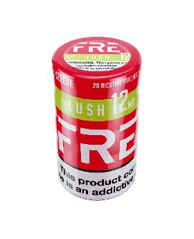 FRE POUCHES 12MG LUSH 5CT