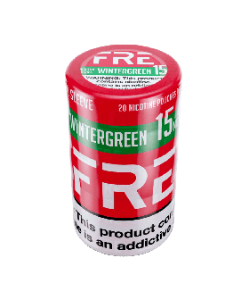 FRE POUCHES 15MG WINTERGREEN 5CT