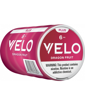 VELO PLUS 6MG DRAGON FRUIT 5CT