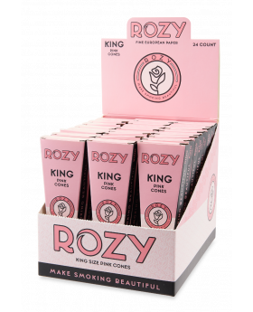 ROZY PINK CONES KS 3PK 24CT