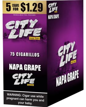 CITY LIFE 5F1.29 GRAPE 15/5PK