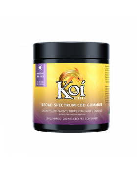KOI CBD GUMMY ANY 200MG BERRY