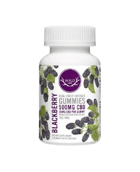 WYLD CBD GUMMY 500MG BLACKBERRY