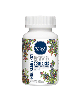 WYLD CBD GUMMY 500MG HUCKLEBERRY