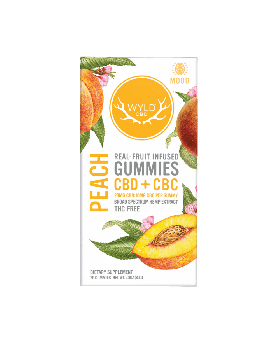 WYLD CBD GUMMY 200MG PEACH 1CT