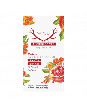 WYLD HEMP GUMMY 300MG POMEG 1C