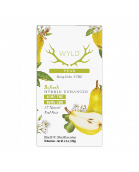 WYLD HEMP GUMMY 300MG PEAR 1CT