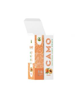 CAMO TEA WRAPS PEACH 25/5PK