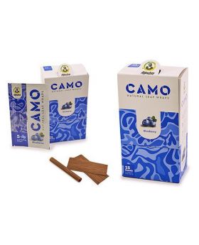 CAMO TEA WRAPS BLUEBERRY 25/5PK