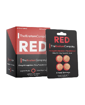 TKC KRATOM 50MG 4PK RED 12CT