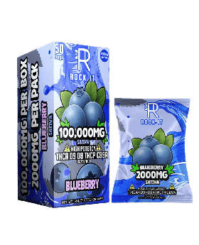 ROCK IT GUMMY 2000MG BLUBERRY 50