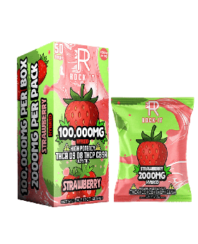 ROCK IT GUMMY 2000MG STRAW 50CT