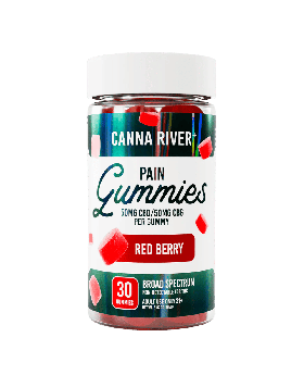 CANNA GUMMY PAIN 50MG STRAW MAN