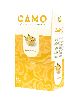 CAMO TEA WRAPS BANANA CUS 25/5PK