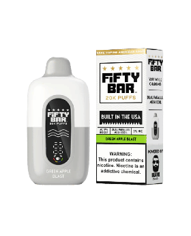 FIFTY BAR 20K GR APPLE BLAST 5CT