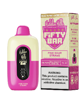 FIFTY BAR HH PINK SOUR STRAW 5C
