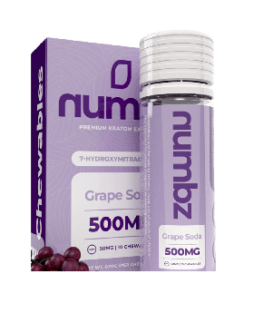 NUMBZ 7OH 50MG 5PK GRAPE SODA 10