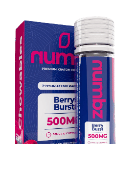 NUMBZ 7OH 50MG 5PK BERRY 10CT