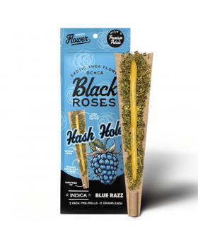 BLACK ROSES HASH ROLL BLUE 10/2P