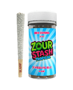 ZOUR STASH ROLLS 2G 10PK TROPICA