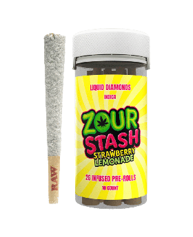 ZOUR STASH ROLLS 2G 10PK STRAW