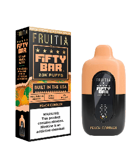 FIFTY BAR 20K PEACH COBBLER 5CT