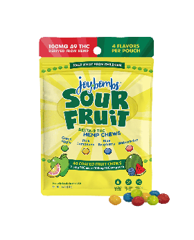 JOY BOMBS GEMS 100MG SOUR FRUIT