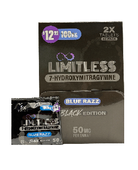 LIMITLESS 7OH 50MG 2PK BLUE 40CT